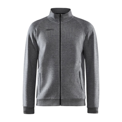 Craft Kurtka treningowa Core Soul Full Zip (Zamek błyskawiczny z przodu, miękki materiał) ciemnoszary Mężczyźni