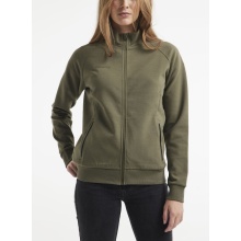 Craft Kurtka treningowa Core Soul Full Zip (Zamek błyskawiczny z przodu, miękki materiał) khaki zielony Damska