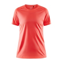 Craft Sport-Shirt Core Unify (funkcjonalny poliester z recyklingu) fluorescencyjny dla kobiet