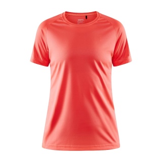 Craft Sport-Shirt Core Unify (funkcjonalny poliester z recyklingu) fluorescencyjny dla kobiet