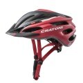 Cratoni Kask rowerowy Pacer - Rekomendacja ebikeers 2020 - czarny/czerwony matowy