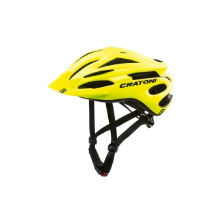 Kask rowerowy Cratoni Pacer matowy/neonowy żółty