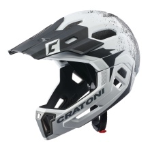 Kask Cratoni C-Maniac 2.0 MX (Pełna Ochrona) matowa biała/czarna