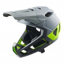 Cratoni Kask rowerowy Interceptor 2.0 (Pełna Ochrona) szary/limonkowy matowy