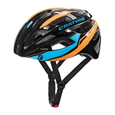 Kask rowerowy Cratoni C-Breeze czarny/niebieski/pomarańczowy