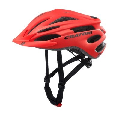 Cratoni Kask rowerowy Pacer mat/czerwony