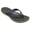 Crocs Klapki Crocband Flip grafit/limonka