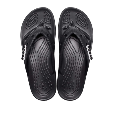 Crocs Klapki Classic Flip (lekkie, pływające materiały Croslite) czarne - 1 para