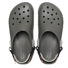 Crocs Sandale All Terrain Clog (wytrzymała podeszwa zewnętrzna, regulowany pasek Turbo) oliwkowy - 1 para