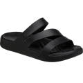 Crocs Sandały Getaway Strappy (lekkie, bezszwowe, elastyczne) czarne Damskie