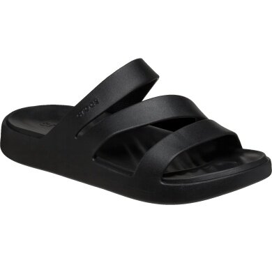 Crocs Sandały Getaway Strappy (lekkie, bezszwowe, elastyczne) czarne Damskie