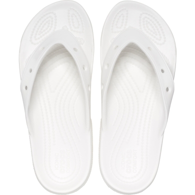 Crocs Klapki Classic Flip (lekkie, pływające materiały Croslite) białe - 1 para