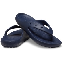 Crocs Klapki Classic Flip V2 (lekkie, pływające materiały Croslite) granatowe - 1 para