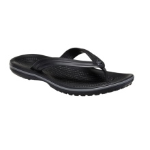 Klapki Crocs Crocband Flip czarne/szare - 1 para