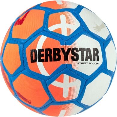 Derbystar Piłka nożna Street Soccer pomarańczowa/biała/niebieska