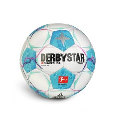 Derbystar Piłka Rekreacyjna - MINIball Bundesliga Brilliant v24 biały/kolorowy - 1 miniball (Obwód: 47cm)