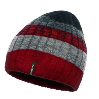 DexShell Czapka (Beanie) Gradient czerwono/szara Mężczyźni/Kobiety