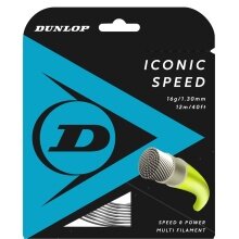 Dunlop Sznur tenisowy Iconic Speed (Power) naturalny 12m Zestaw