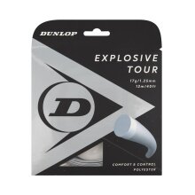 Dunlop Sznur tenisowy Explosive Tour (Trwałość+Komfort) srebrny 12m Zestaw