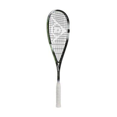 Dunlop Rakieta do Squasha Sonic Core Evolution 130 (130g/zrównoważona) czarna/biała/zielona - naciągnięta -