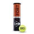 Dunlop Piłki tenisowe Fort Clay Court (na korty ziemne) Puszka 4 szt.