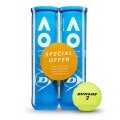 Piłki tenisowe Dunlop Australian Open Puszka 2x4