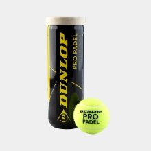 Dunlop Padelowe piłki Pro Padel, opakowanie 3 sztuki