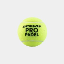 Dunlop Padelowe piłki Pro Padel, opakowanie 3 sztuki