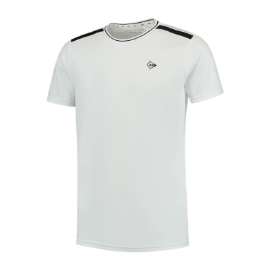 Dunlop Sportowa koszulka Club Crew Tee (Poliester) 2022 biała męska