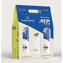 Dunlop Piłki tenisowe ATP Tour Waterdrop Promotion - oficjalna piłka meczowa na ATP Tour - puszka 2x4 szt.