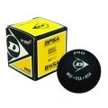 Dunlop Squashball Pro (2 żółte kropki, bardzo wolny) czarny - 1 piłka