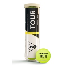 Dunlop Piłki tenisowe Tour Brilliance Puszka 18x4 w kartonie