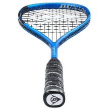 Dunlop Rakieta Squash Sonic Core FX 125 Pro Lite 125g/z wyważeniem na rączkę niebiesko/czarna - naciągnięta -