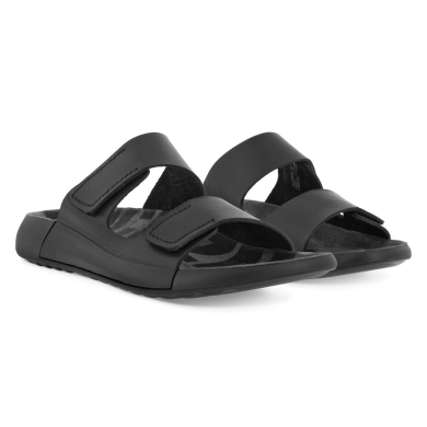 ECCO Sandal Cozmo Flat czarny damski