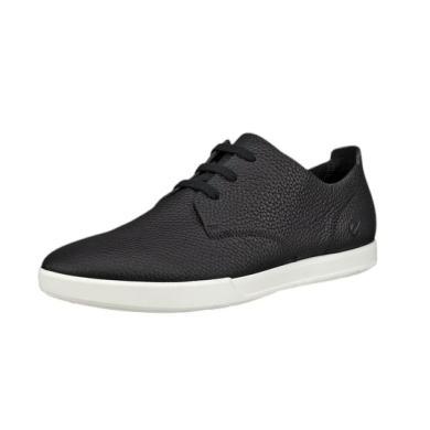 ECCO Sneakers Leisure Derby (ECCO-skóra) czarne męskie