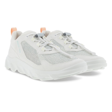 ECCO Sneaker MX Low Breathru (wytrzymały, podeszwa z głębokimi nacięciami, oddychający) biały/szary damski