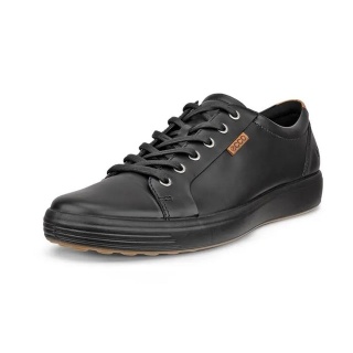 ECCO Sneaker Męski Soft 7 (z premium skóry) czarny