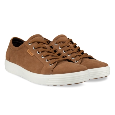 ECCO Sneaker Męski Soft 7 (z premium skóry) brązowy