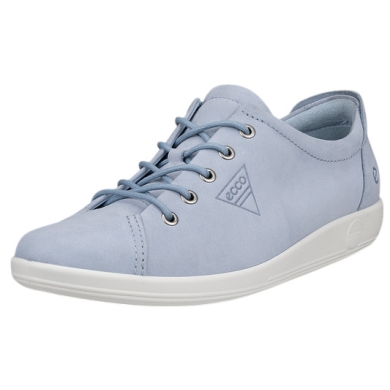 ECCO Sneakers Soft 2.0 Tie (lekka i elastyczna podeszwa) dustyblue damskie