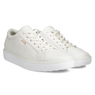 ECCO Sneaker Soft 60 (ECCO skóra) białe damskie