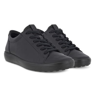 ECCO Sneaker Soft 7 (skóra premium) czarny damski