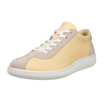 ECCO Sneakers Soft Zero (ECCO skóra) żółto/beżowe damskie