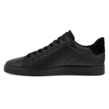 ECCO Sneaker Street Lite (skóra premium i zamsz) czarny męski