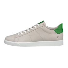 ECCO Sneaker Street Lite (skóra premium i zamsz) szary/zielony męski