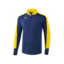 Erima Sportowa koszulka z długim rękawem Half-Zip Liga 2.0 granatowo-żółta dziecięca