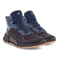 ECCO Buty trekkingowe Biom 2.1 Mountain Mid GTX (Premium-nubuk, wodoodporne) czarny/niebieski Damskie