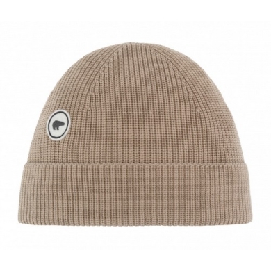 Eisbär Czapka (Beanie) Mino - Wełna merino - beżowy