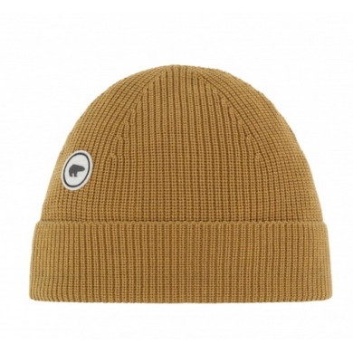 Eisbär Czapka (Beanie) Mino - Wełna merino - żółty