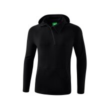 Erima Bluza z kapturem (Hoodie) Essential - Bawełna - czarny Mężczyźni