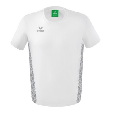 Erima T-shirt rekreacyjne Essential Team - miękki mix bawełny, klasyczny krój - biały/szary chłopcy